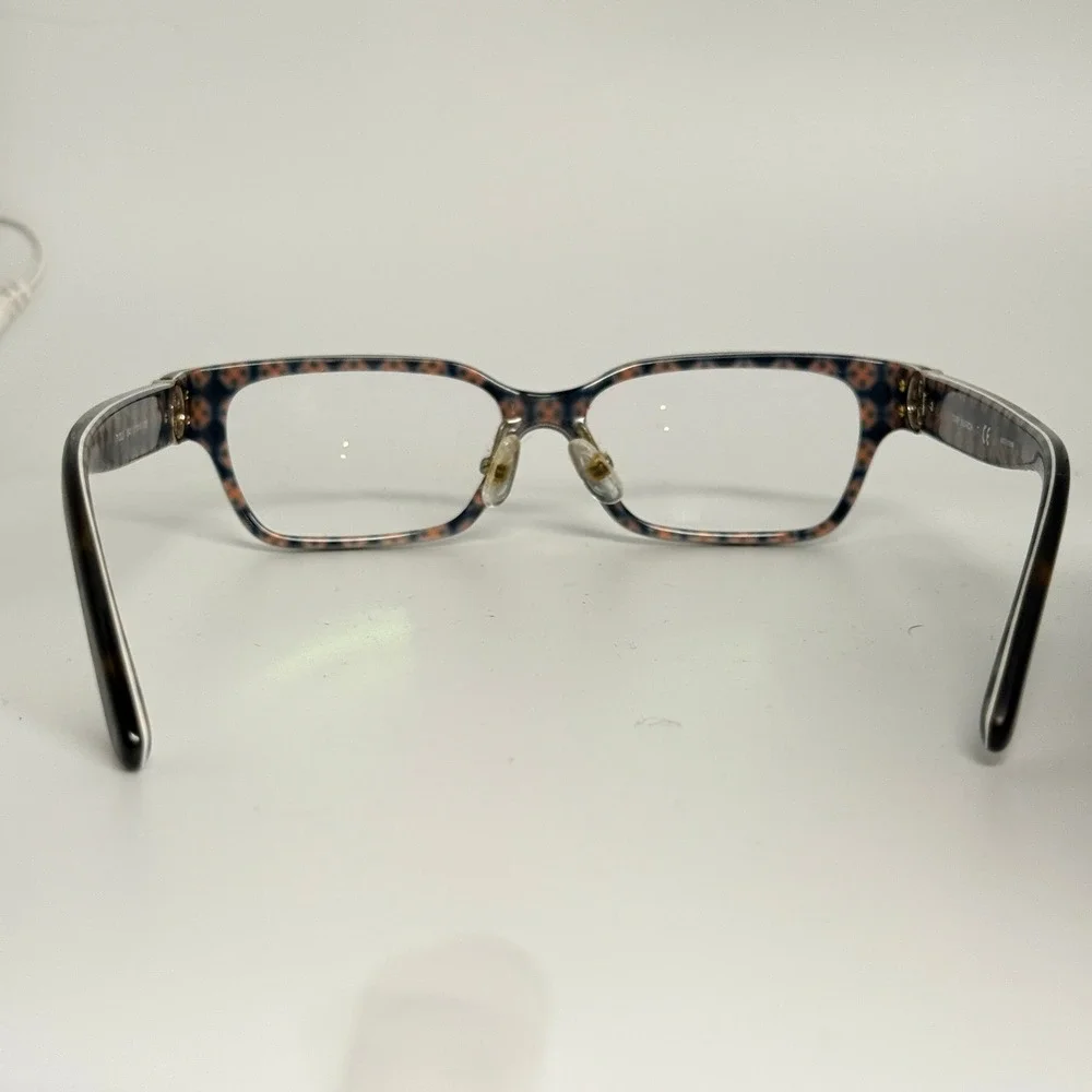 Tory Burch TY 2025 1043 Tortoise Eyeglasses Frames‎ 51-14-135 Logo Detail Womens